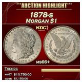 1878-s Morgan Dollar $1 ms66+ SEGS