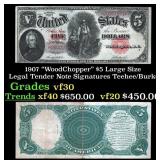 1907 $5 Large Size Legal Tender Note "WoodChopper"