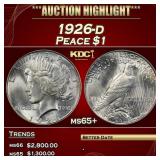 1926-d Peace Dollar $1 ms65+ SEGS