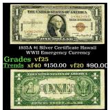 1935A $1 Silver Certificate Hawaii WWII Emergency