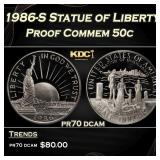 1986-S Statue of Liberty Proof Modern Commem Half