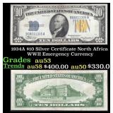1934A $10 Silver Certificate North Africa WWII Eme