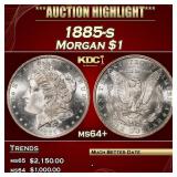 1885-s Morgan Dollar $1 ms64+ SEGS