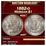1882-o Morgan Dollar $1 ms67 SEGS