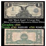1899 $1 large size Silver Certificate "Black Eagle