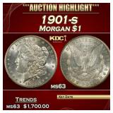 1901-s Morgan Dollar $1 ms63 USCG