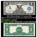 1899 $1 large size Silver Certificate "Black Eagle
