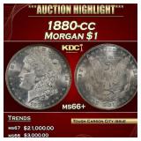 1880-cc Morgan Dollar $1 ms66+ SEGS