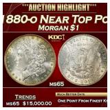 1880-o Morgan Dollar Near Top Pop $1 ms65 SEGS