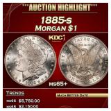 1885-s Morgan Dollar $1 ms65+ SEGS