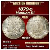 1879-o Morgan Dollar $1 ms65+ SEGS