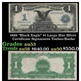 1899 $1 large size Silver Certificate "Black Eagle