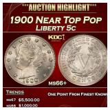 1900 Liberty Nickel Near Top Pop 5c ms66+ SEGS