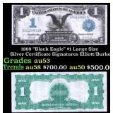 1899 $1 large size Silver Certificate "Black Eagle