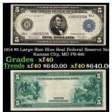 1914 $5 Large Size Blue Seal Federal Reserve Note