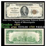 1929 $100 National Currency Federal Reserve Bank o