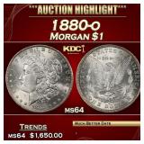 1880-o Morgan Dollar $1 ms64 SEGS