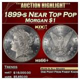 1899-s Morgan Dollar Near Top Pop $1 ms66+ SEGS