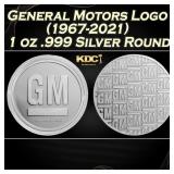 General Motors Logo (1967-2021) 1 oz .999 Silver R