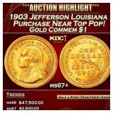 1903 Jefferson Louisiana Purchase Gold Commem Doll