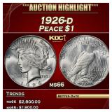 1926-d Peace Dollar $1 ms66 SEGS