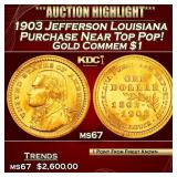 1903 Jefferson Louisiana Purchase Gold Commem Doll