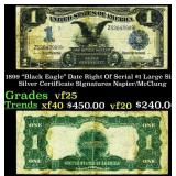 1899 $1 large size Silver Certificate "Black Eagle