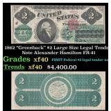 1862 $2 Large Size Legal Tender Note "Greenback" A