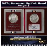 1897-p Morgan Dollar Paramount Redfield Hoard $1 m