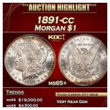 1891-cc Morgan Dollar $1 ms65+ SEGS