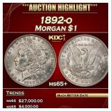 1892-o Morgan Dollar $1 ms65+ SEGS