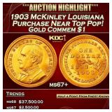 1903 McKinley Louisiana Purchase Gold Commem Dolla