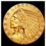 1913-p Gold Indian Half Eagle Near Top Pop! $5 ms6