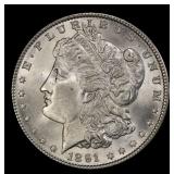 1891-p Morgan Dollar $1 Grades ms63