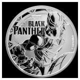 2018 Tuvalu $1 Black Panther Marvel Series Coin -