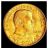 1922 Grant Gold Commem Dollar Near Top Pop! 1 ms67