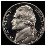 1974-s Proof Jefferson Nickel 5c pr70 dcam SEGS