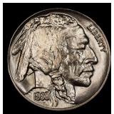 1938-d Buffalo Nickel 5c ms67 SEGS