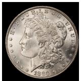 1880-p Morgan Dollar $1 Grades ms64