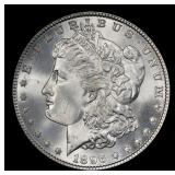 1896-p Morgan Dollar $1 Grades ms65+