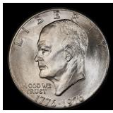 1976-p Ty 2 Eisenhower Dollar Near Top Pop $1 ms67