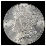 1898-p Morgan Dollar $1 Grades ms63+