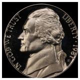 1981-s Ty 1 Proof Jefferson Nickel 5c pr70 dcam SE