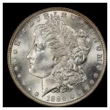 1884-o Morgan Dollar $1 Grades ms64