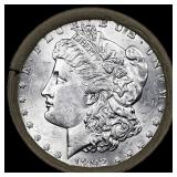 E- 10 Coin SEARS UNC Morgan Silver Dollar $1 Roll