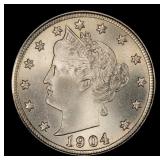 1904 Liberty Nickel Near Top Pop 5c ms67 SEGS