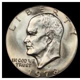 1978-d Eisenhower Dollar Near Top Pop $1 ms66+ SEG