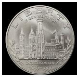 1996-d Smithsonian Modern Commem Dollar $1 ms70 SE