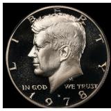 1978-s Proof Kennedy Half Dollar 50c pr70 dcam SEG
