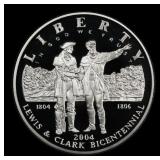 2004-P Lewis & Clark Proof Modern Commem Dollar $1